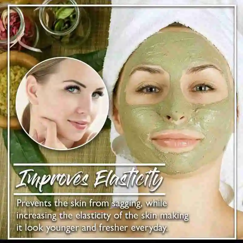 

Herbal Detox Face & Body Mask Seven kinds of herbal and essence skin moisturizing powder nourishing mask L0F0