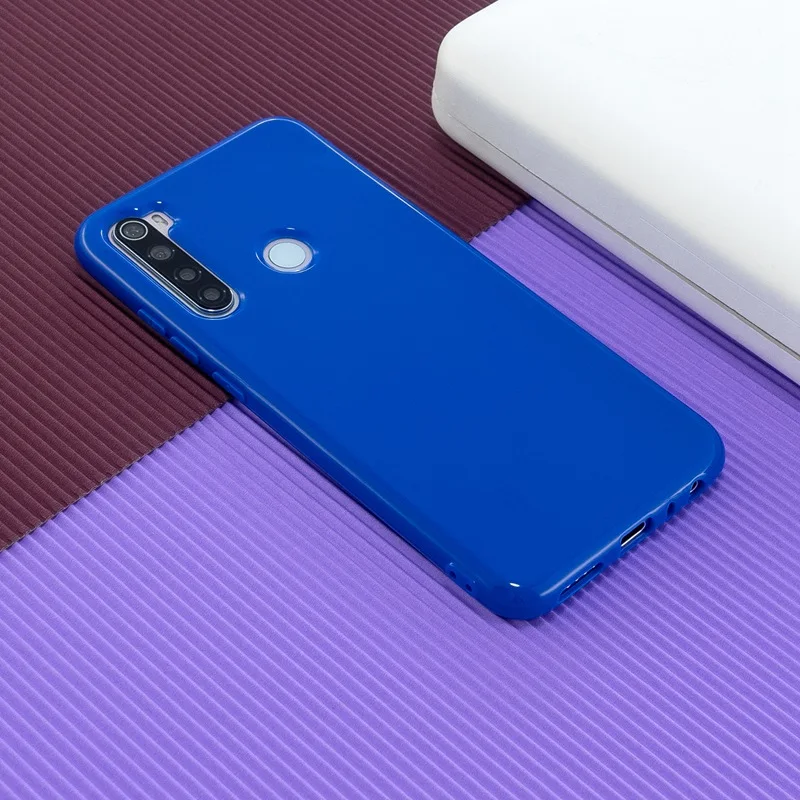 Блестящая цветная задняя крышка для Xiaomi Redmi Note 8 Pro Чехол чехол Блестящий Мягкий