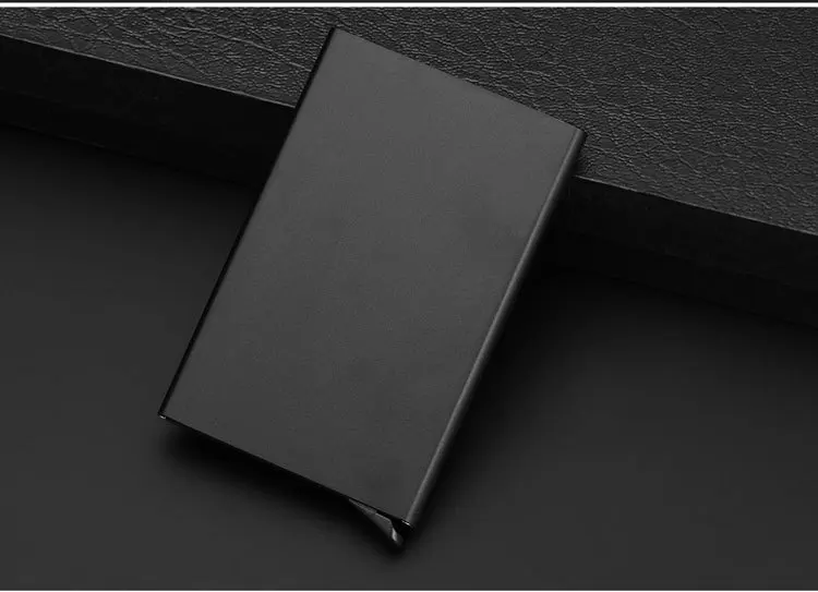 KUDIAN BEAR RFID защита кредитный держатель для карт алюминиевый брендовый чехол для визиток антимагнитный металлический кошелек держатель BIH119 PM49