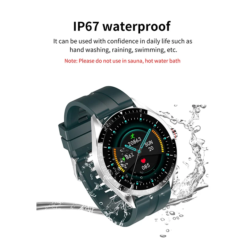 

New Smart Watch Men Health Heart Rate Oxygen Monitor Fitness Tracker Pedometer Waterproof Sport Clock Smartwatch For Android iOS