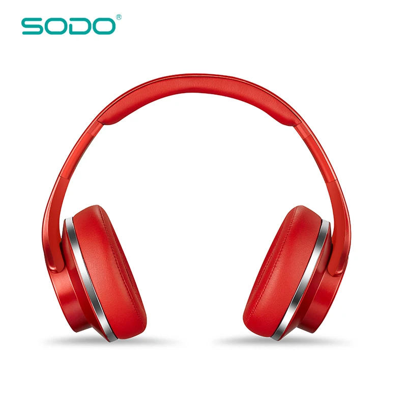 Оригинальные беспроводные наушники SODO MH5 складные регулируемые Bluetooth гарнитура с