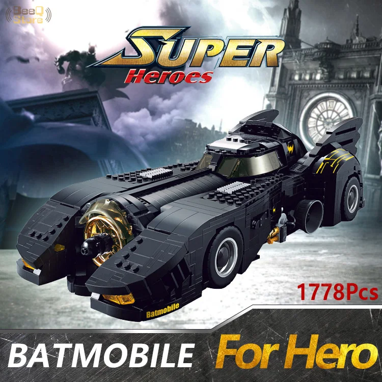 Игрушка конструктор DC Ultimate Batmobile Tumbler Joker супергерои совместимые с Legoed Technic