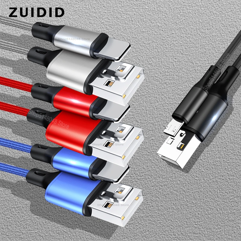 

Short USB Cable Micro USB Type C 8 Pin Charging Wire Smartphone Portable USB Sync Data Cord For iPhone 12 Xiaomi 11 Samsung S21