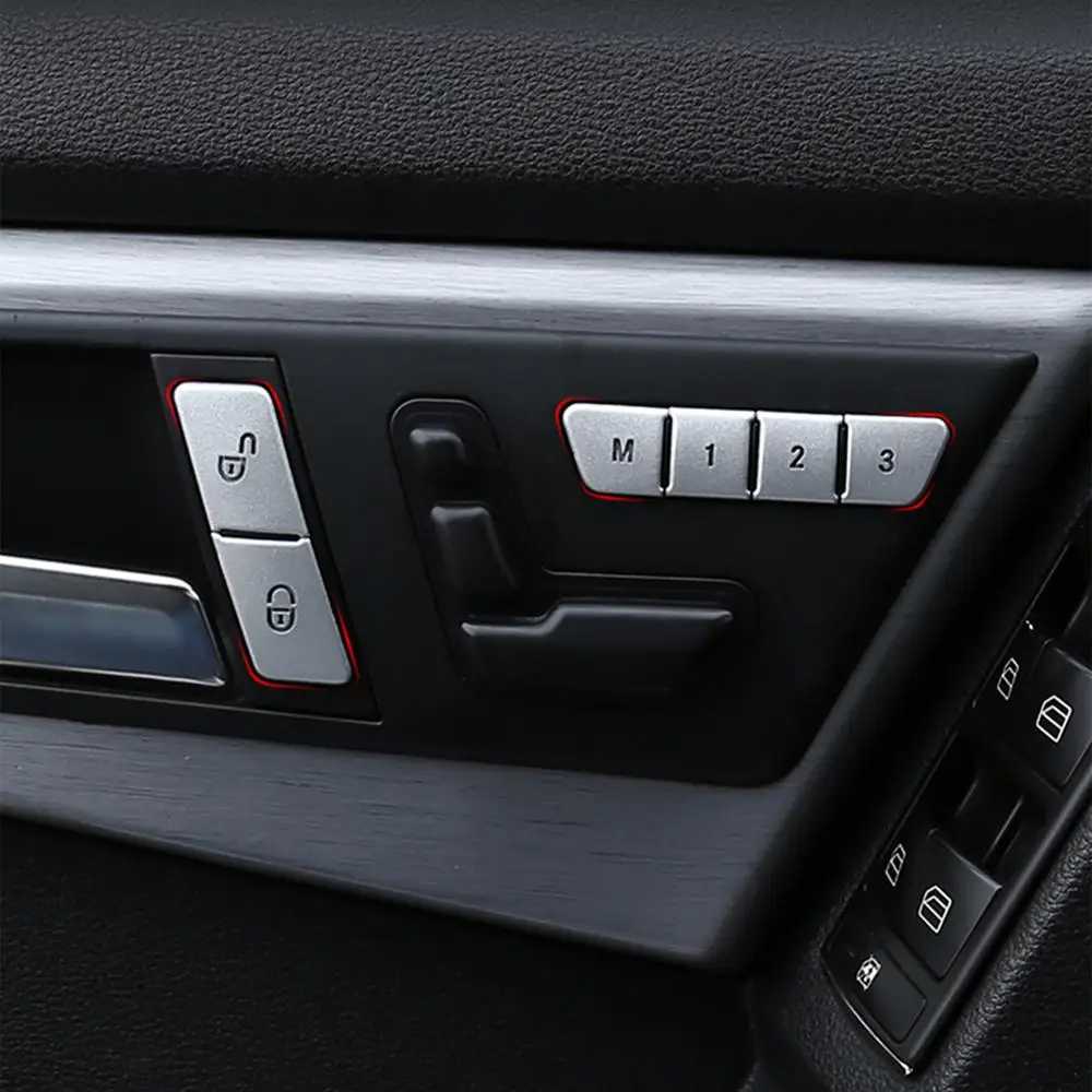 Замок Памяти Сиденья из нержавеющей стали 12 шт. кнопка разблокировки Накладка