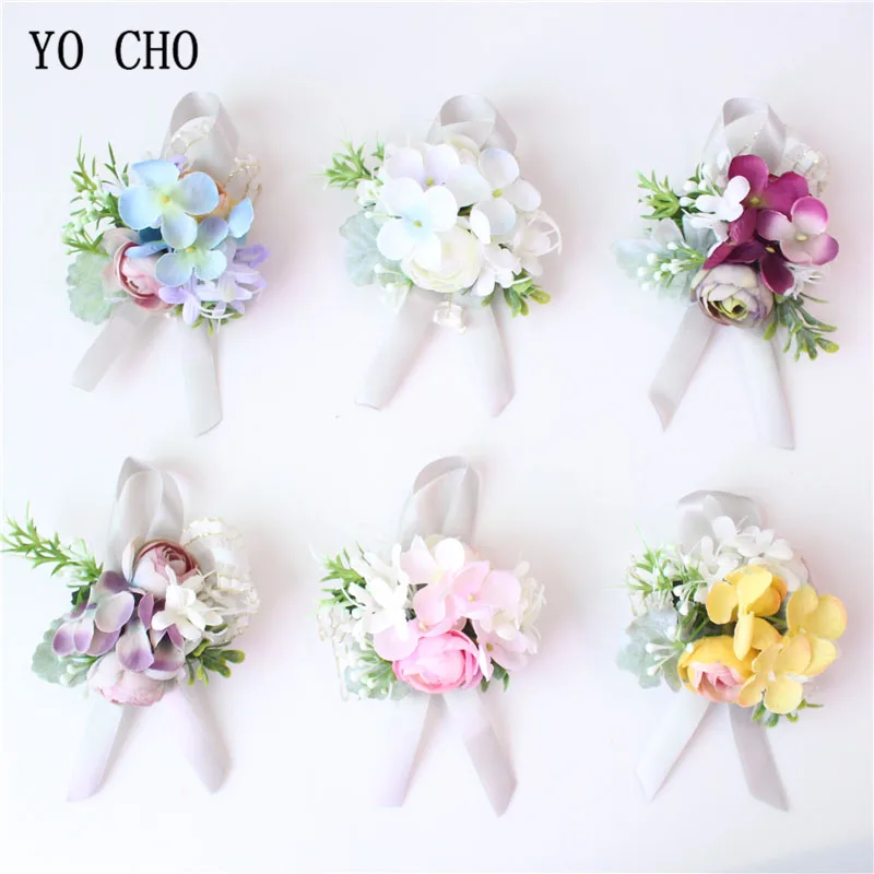 Букет невесты Мода Высокое качество шелковое платье с цветочным узором для