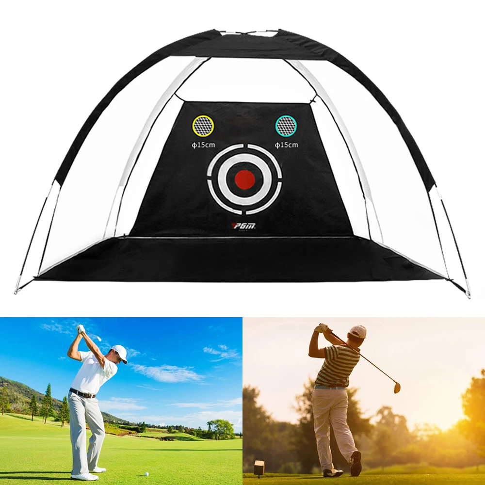 Satin Al 2M Golf Kafes Uygulama Net Eğitim Kapalı Açık Spor Golf Egzersiz Taşınabilir Golf Eğitim çadırı Ekipmanları Bahçe Eğitmen