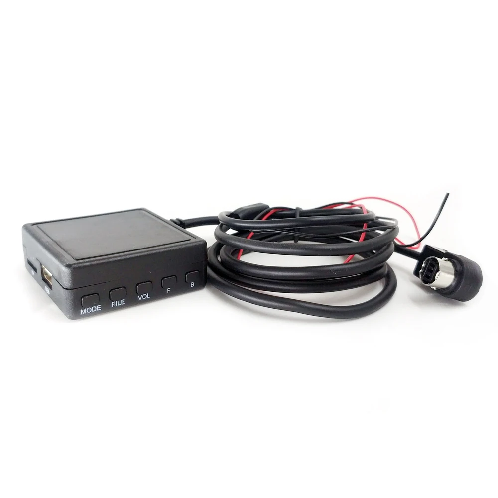 Biurlink для Alpine KCA-121B AUX Замена AI-NET порт микрофон беспроводной Bluetooth Hands Free микрофон аудио Aux адаптер кабель