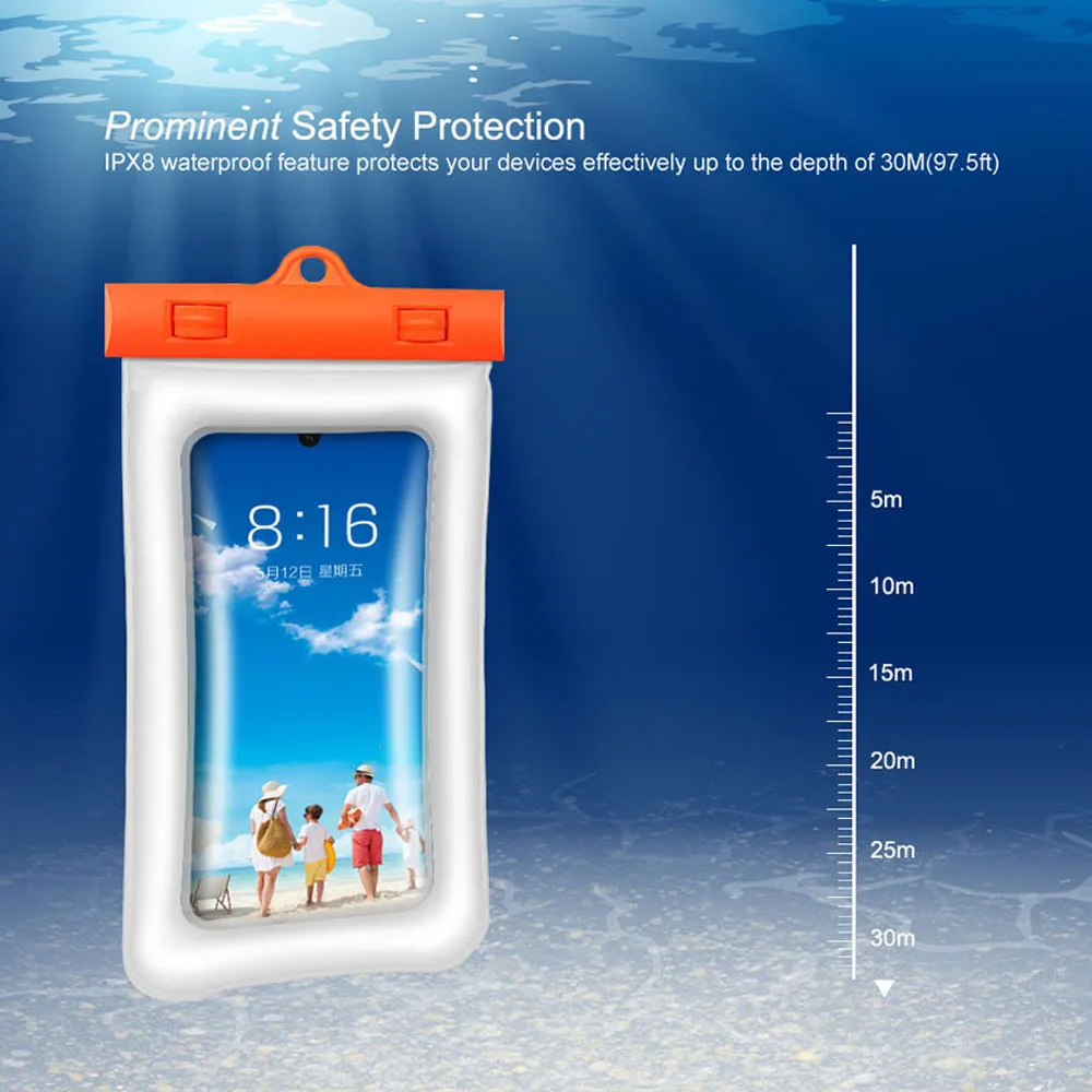 Плавающий Водонепроницаемый чехол для телефона 6 5 ''смартфон сухая сумка iPhone XR