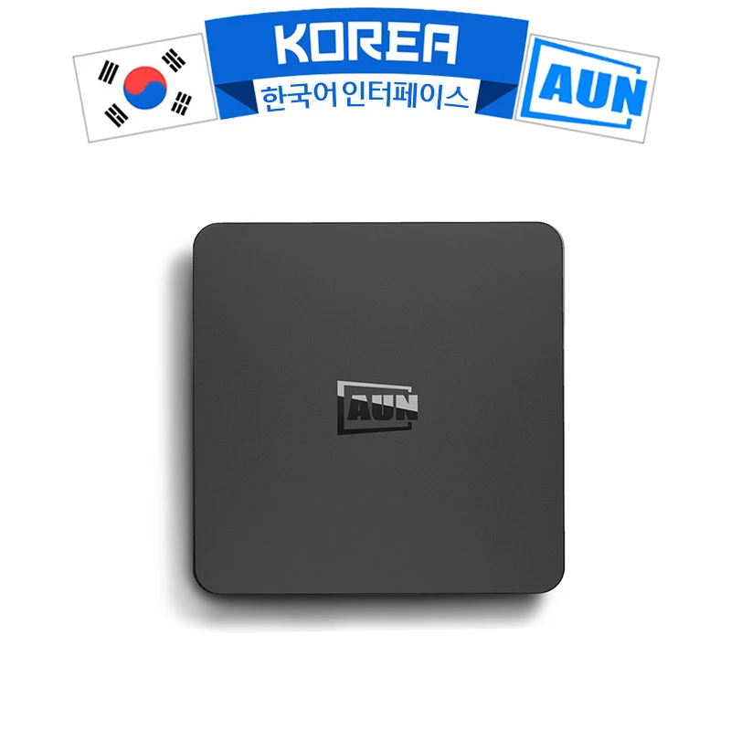 ТВ приставка AUN Smart Android 9 0 2 Гб ОЗУ + 16 ПЗУ для 4K видео Wi Fi поддержка Netflix Google Player