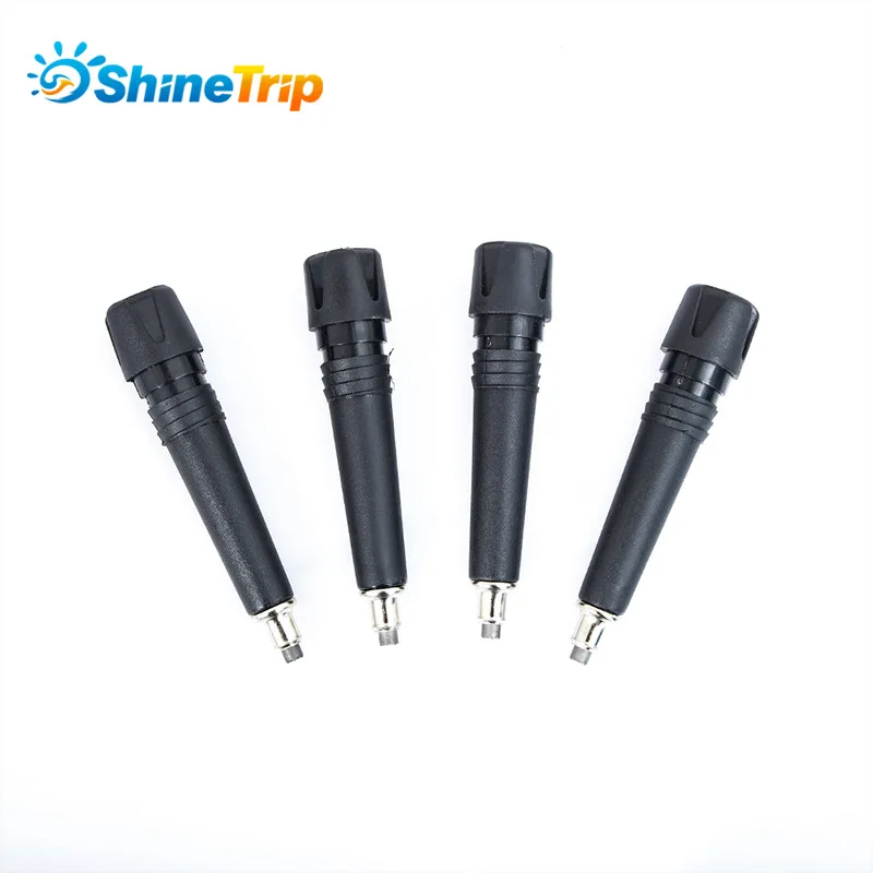 

4Pcs Camping Walking Hiking Stick Tip End Carbon Tungsten Steel Pointed Toe Cane Wear Rod Crutch Climbing Stick Trekking Pole