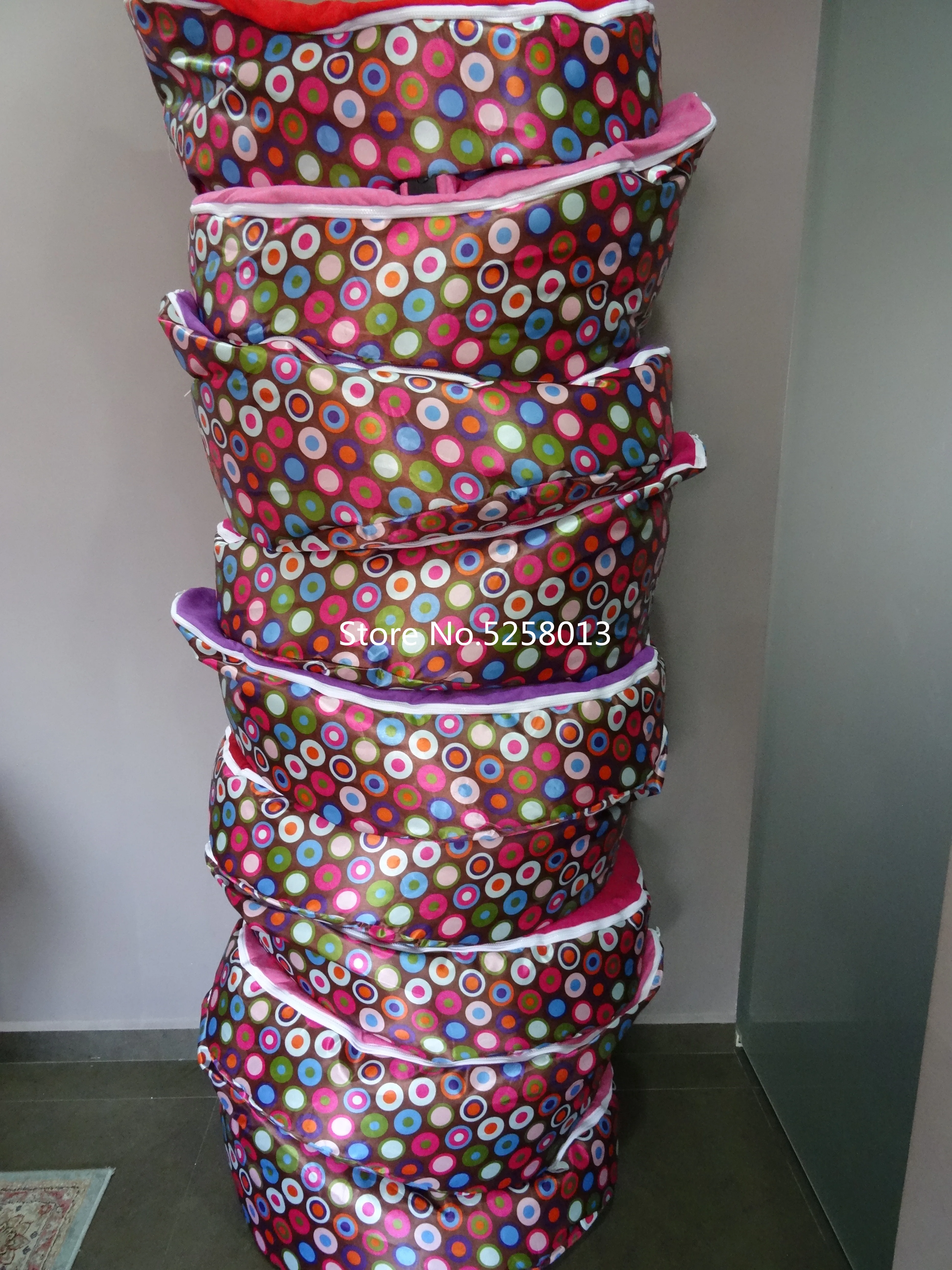 Детский стул с двумя верхними крышками в горошек из полиэстера|Детские диваны| |