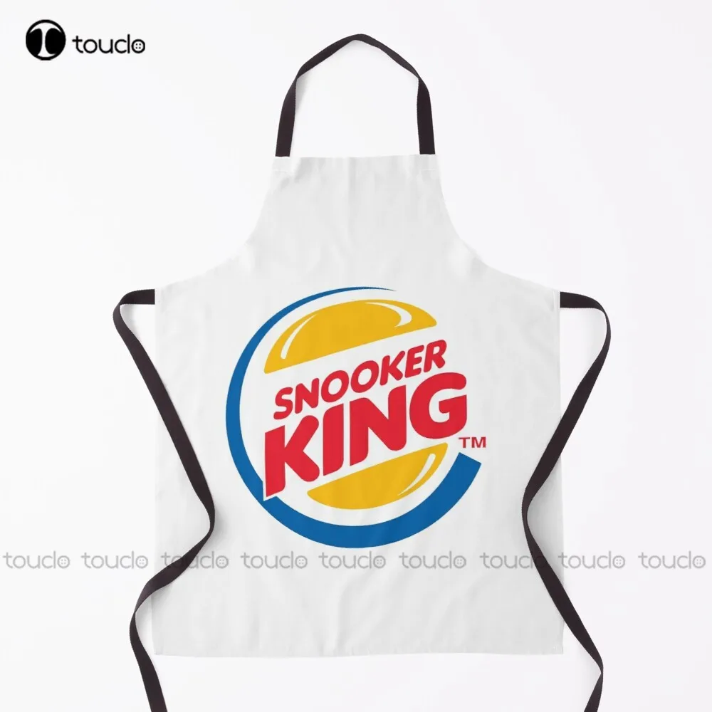 Snooker King Perfect Piece For Snooker Lovers And Pool Fans Apron Server Apron For Women Men Unisex Adult Garden Kitchen Apron