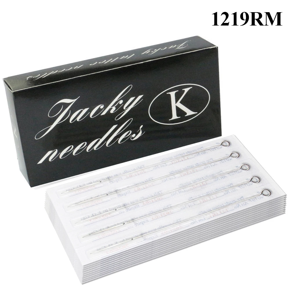 

50pcs 19RM Tattoo Needles Professional Round Magnum 19 Disposable Sterilize Tattoo Needles Supply Free Shipping