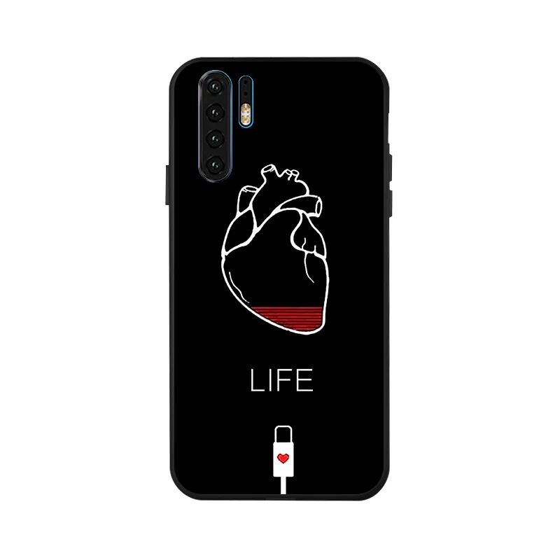 Ojeleye чехол для huawei Y7 чехол модная черная Обложка для телефона из силикона и ТПУ для huawei P30 P20 Lite Y5 Y6 Y7 Y9 чехлы на сиденья - Цвет: x075
