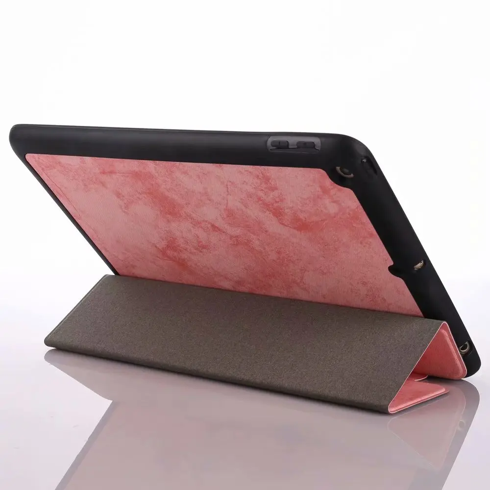Для iPad 9,7 дюймов Pro 9,7 чехол с карандашом держатель трехстворчатая подставка задняя крышка для iPad 5 6 Air 1 2 Smart Funda HY006
