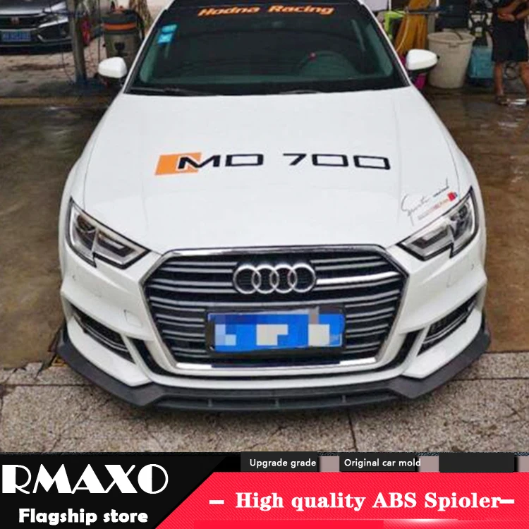 Защитный диффузор для заднего бампера Audi A3 ABS 2019-2020 комплект корпуса бампер