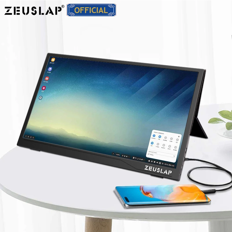Фото Ультратонкий 15 6-дюймовый 1080p/touch usb c HDMI-совместимый ips экран Портативный игровой Ультратонкий 15 6-дюймовый 1080p/touch usb c HDMI-совместимый ips экран Портативный игровой