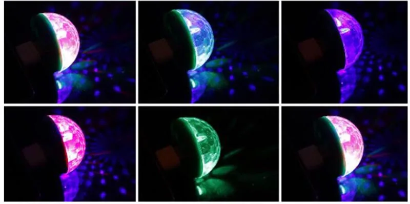 5 В USB светодиодный мини сценическая дискотечная лампа ди Джея мобильный телефон