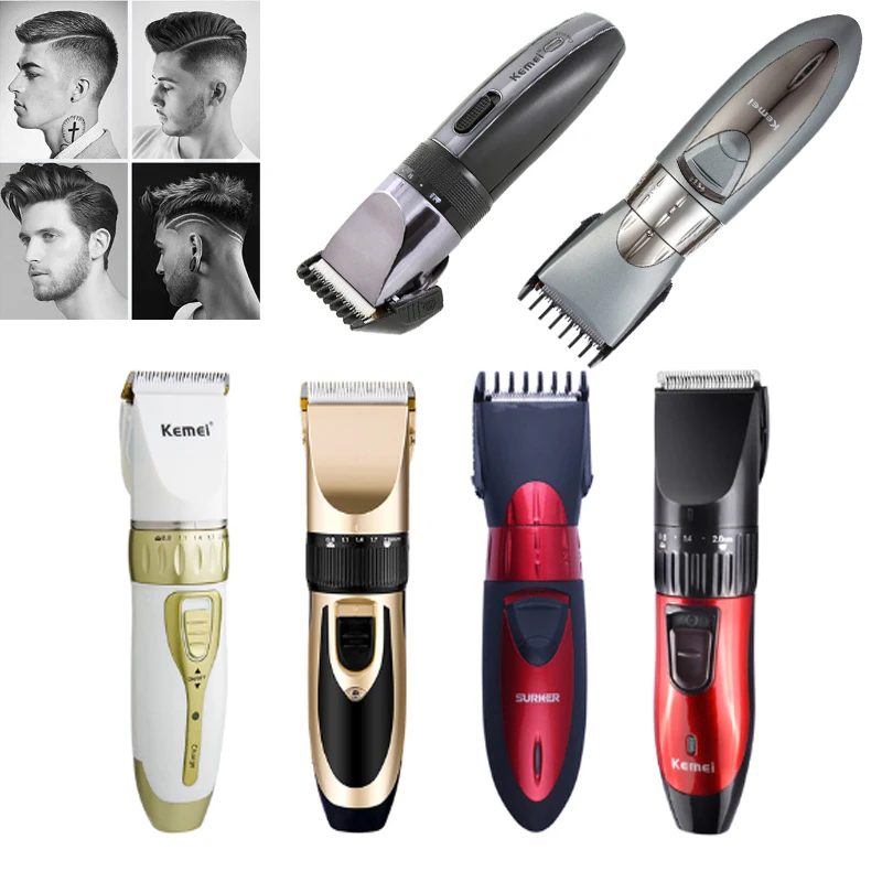 

Машинка для стрижки волос Мужская, аккумуляторная, 4 расчески, 42D