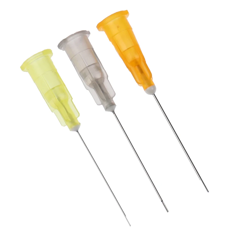 Стоматологический стерильный эндододонтический ирригационный шприц 100 шт. 25 г/27