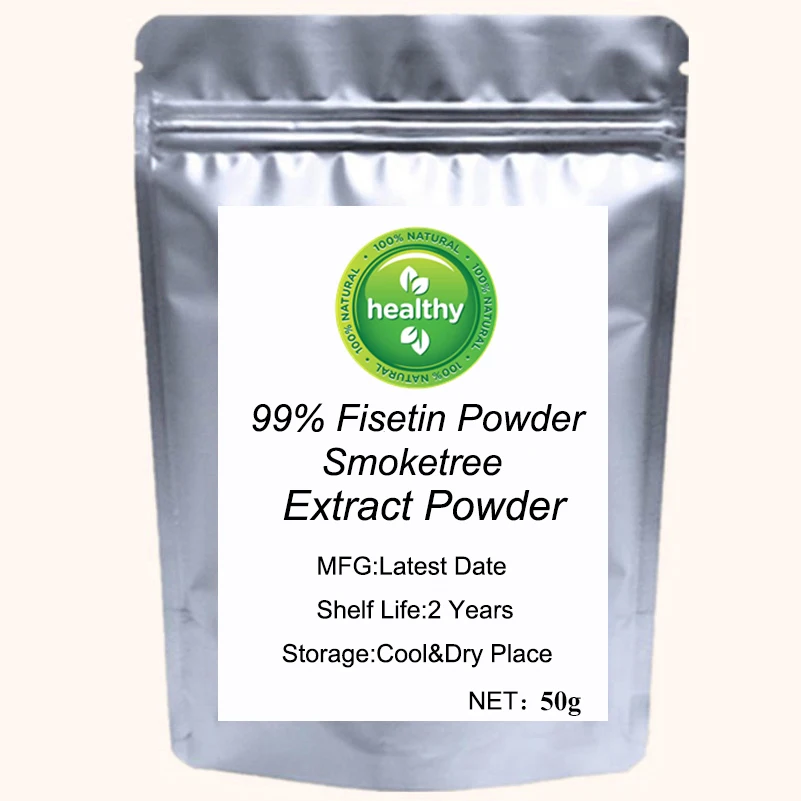 

99% Fisetin Smoketree Extract Powder,Cotinus Coggygria,Improve Memory & Focus,Natural Nootropic Eliminate Rheumatism