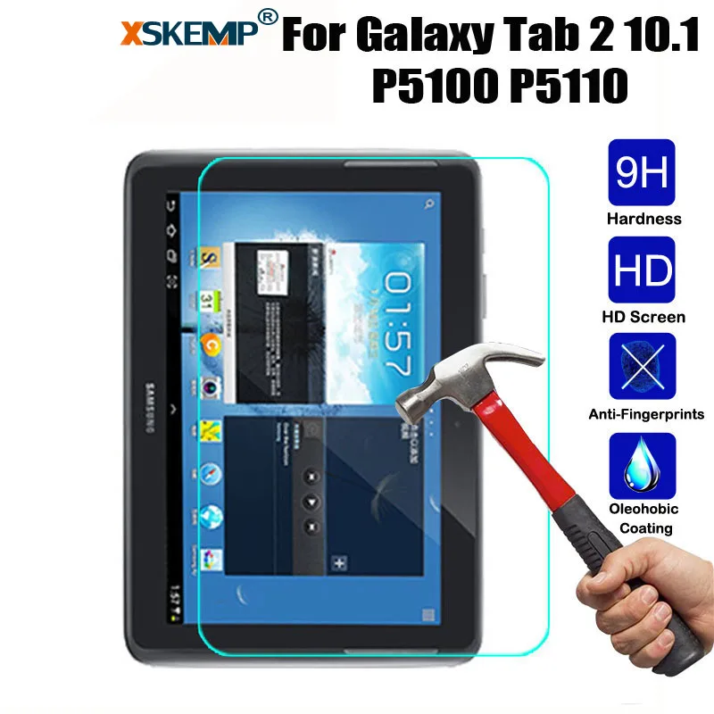 Закаленное Стекло для Samsung Galaxy Tab 2 10 1 P5100 P5110 P5113 Tab2 Экран протектор