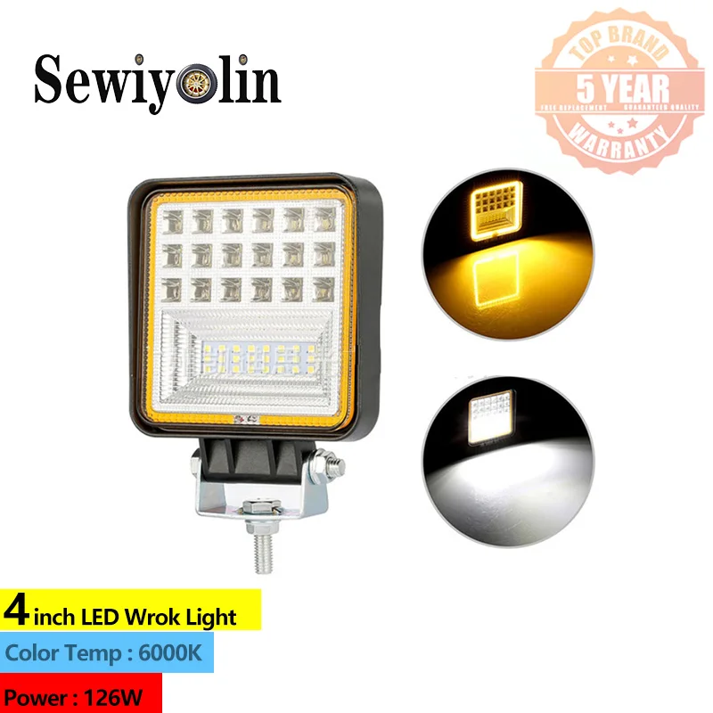 

Off Road Accessories 4 Inch LED Fog Lights for Cars Work Light Driving Light 4X4 Truck Boat Car Light Assembly Motorcycle