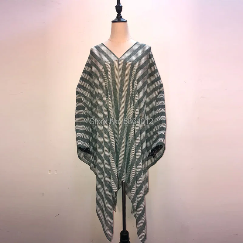 Новые Модные свободные стильные шелковые кафтан с V образным вырезом Длинные