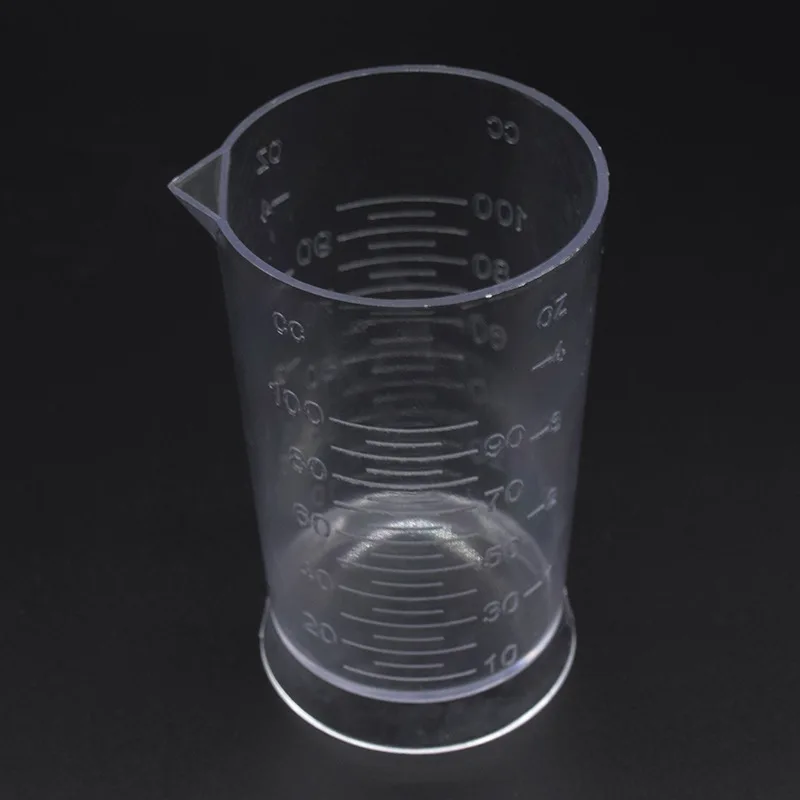Мерный стакан для покраски волос, мерный стакан для укладки, инструмент для измерения жидкости, сухой прозрачный направляющий стакан для рт...