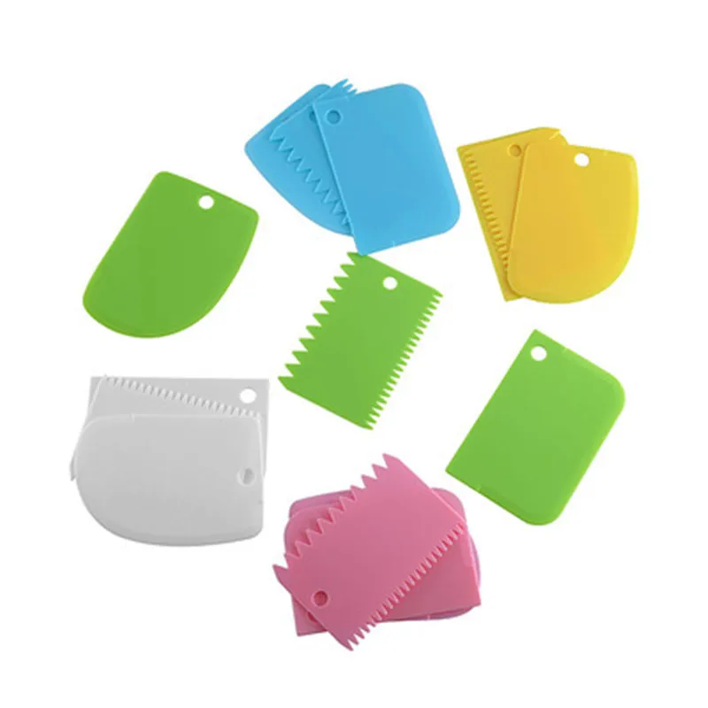 3 шт. для края торта лопатка резак инструмент выпечки пластиковый нож теста