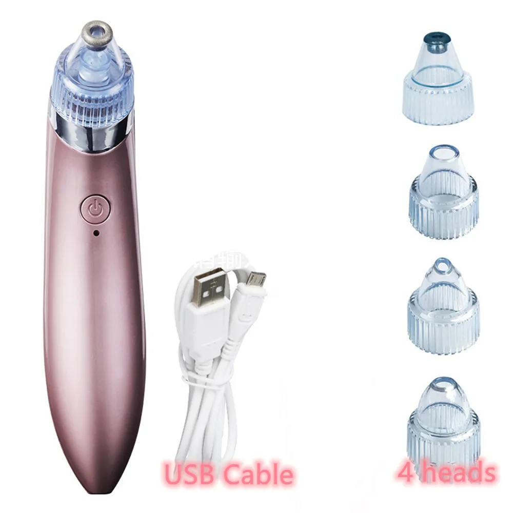 

Nose Blackhead Remover Vacuum Pore Cleaner Beauty Skin Care Tools For Remove Facial Blackheads Pimple Acne Skin Tag Usb Cable