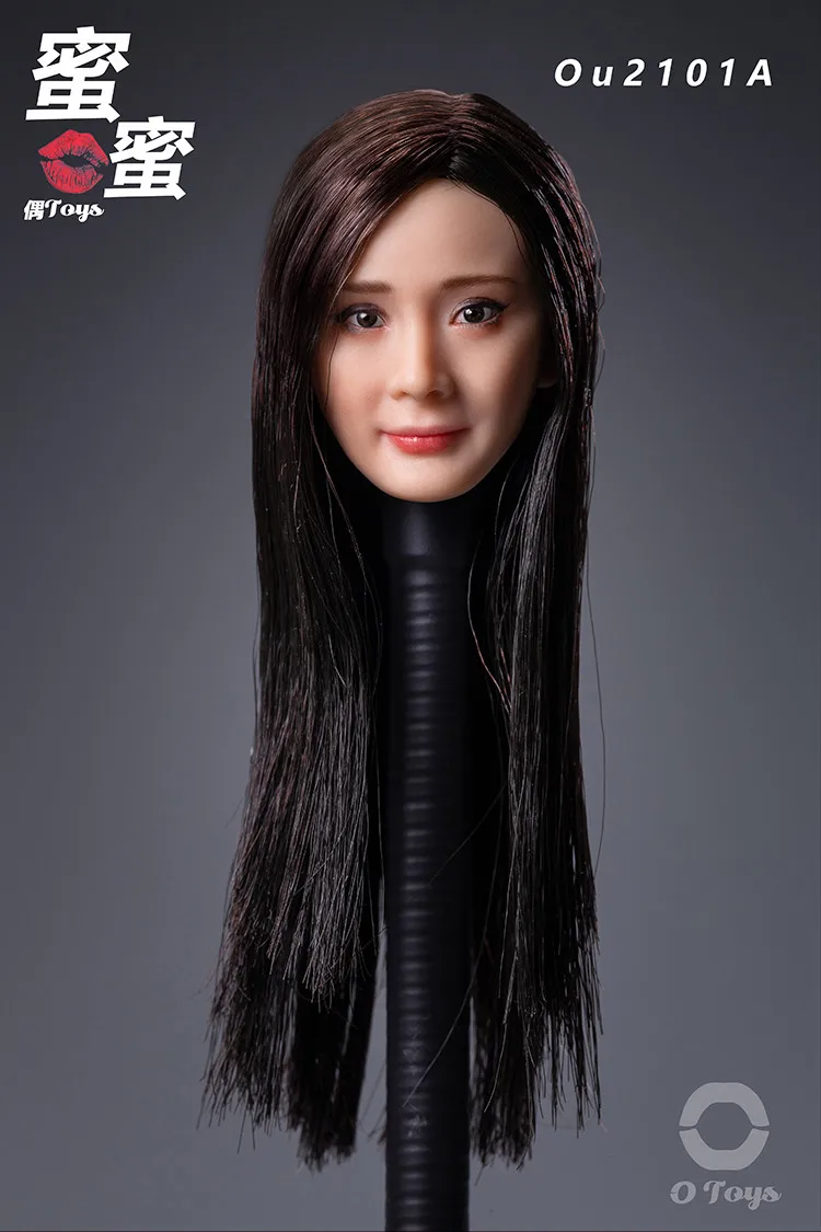 1/6 OU2101 A/B/C/D женская голова азиатская Красивая Yang Mi Fit 12 дюймов экшн-фигурка тело
