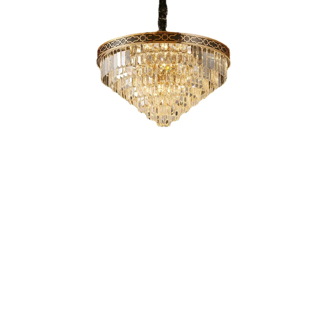 

Italy Designer Art Decorate Luxury Post-Modern Contemporary Hang Light Crystal Stair Chandelier