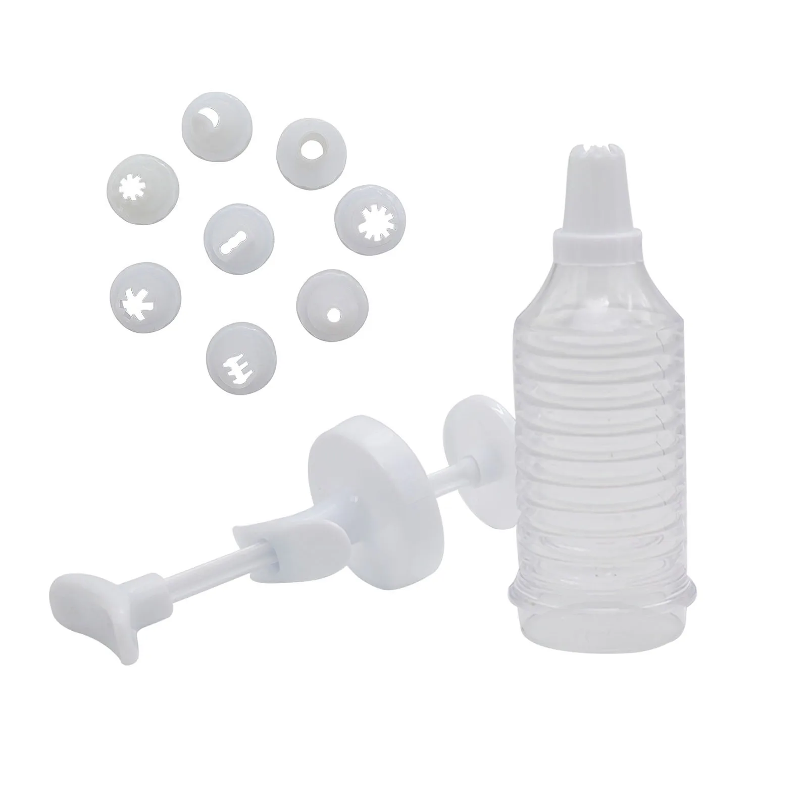 

Кондитерских Шприц Набор для художественного оформления ногтей, ручная работа печенья Пресс пресс-форм с 8 насадка имеется широкий ассорти...