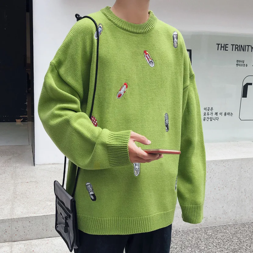 2019 мужской шерстяной Повседневный пуловер в теплых пальто кашемировые вязаные