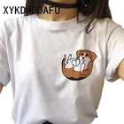 Футболка Beagle женская в стиле Харадзюку, милая Повседневная смешная Винтажная футболка с круглым вырезом в стиле ольчзанг, 2020