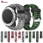 YAYUU 26 мм спортивный ремешок для наручных часов Garmin Fenix 33 HR5X быстросъемный браслет с цветочным силиконовым принтом сменный ремешок для часов