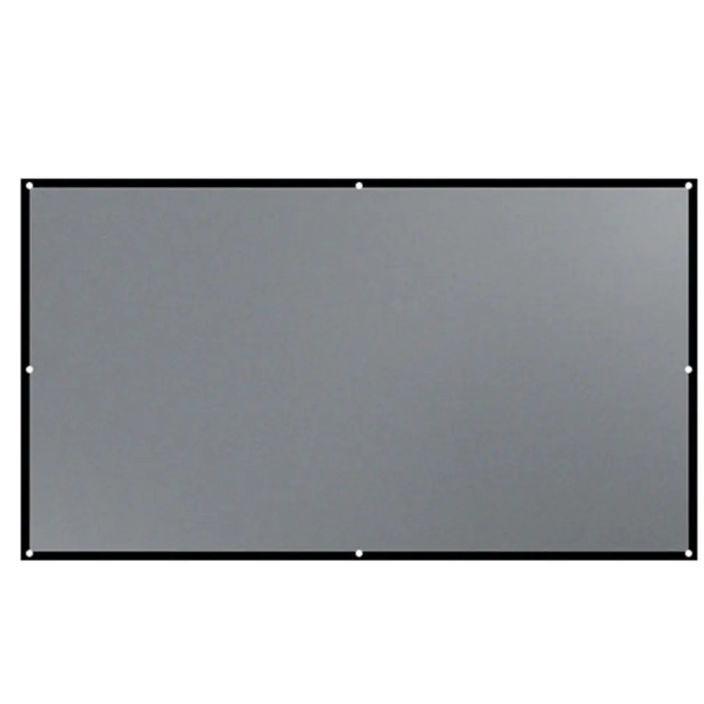 

Folding Projector Curtain Polyester Soft Simple Curtain Folding Movie Curtain Projector Home Outdoor Anti-light Curtain