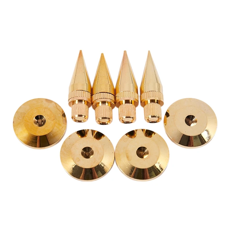 6X36 мм медный динамик Спайк изоляционная подставка + для ног коврик изоляция Pads-4Pcs