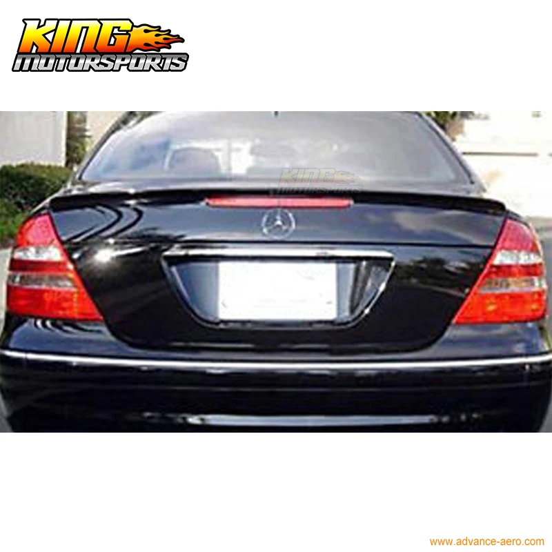 Подходит для 02-08 Benz E-Class W211 4Dr спойлер багажника ABS OEM окрашенные матч #040 черный |