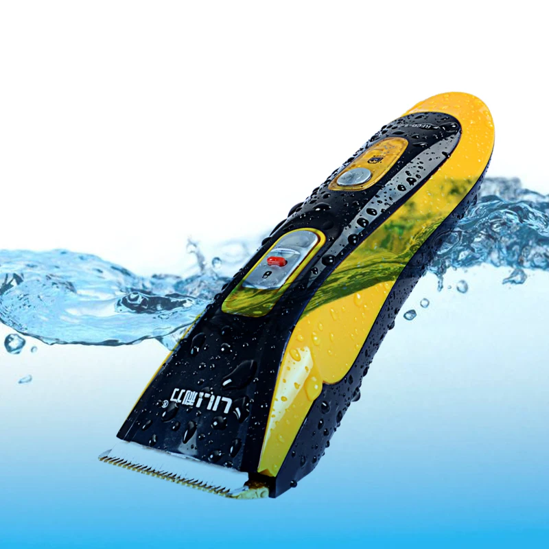 Водонепроницаемая машинка для стрижки волос быстрозаряжаемый электрический