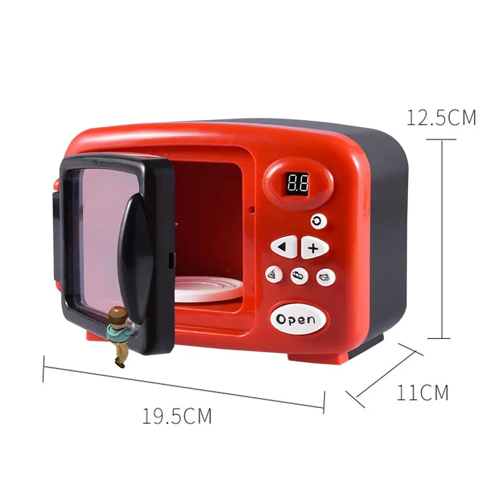 Детские игрушки для кухни имитация микроволновой печи забавные ролевые набор
