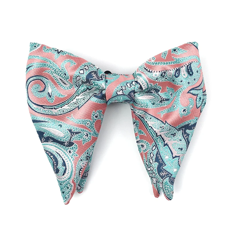 Новый уникальный тканый галстук бабочка из полиэстера для свадьбы жениха Пейсли