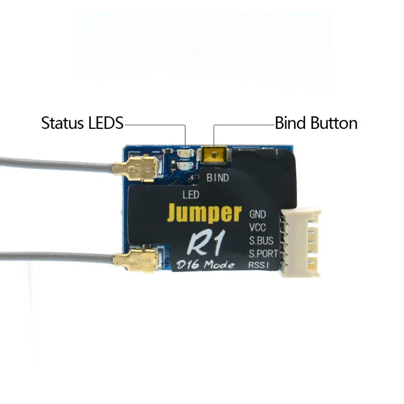 Jumper R1 D16 Mode RC Receiver Mini SBUS Compatible with OPENTX System FRSKY Remote Control JUMPER T12 T16 Transmitter | Игрушки и хобби