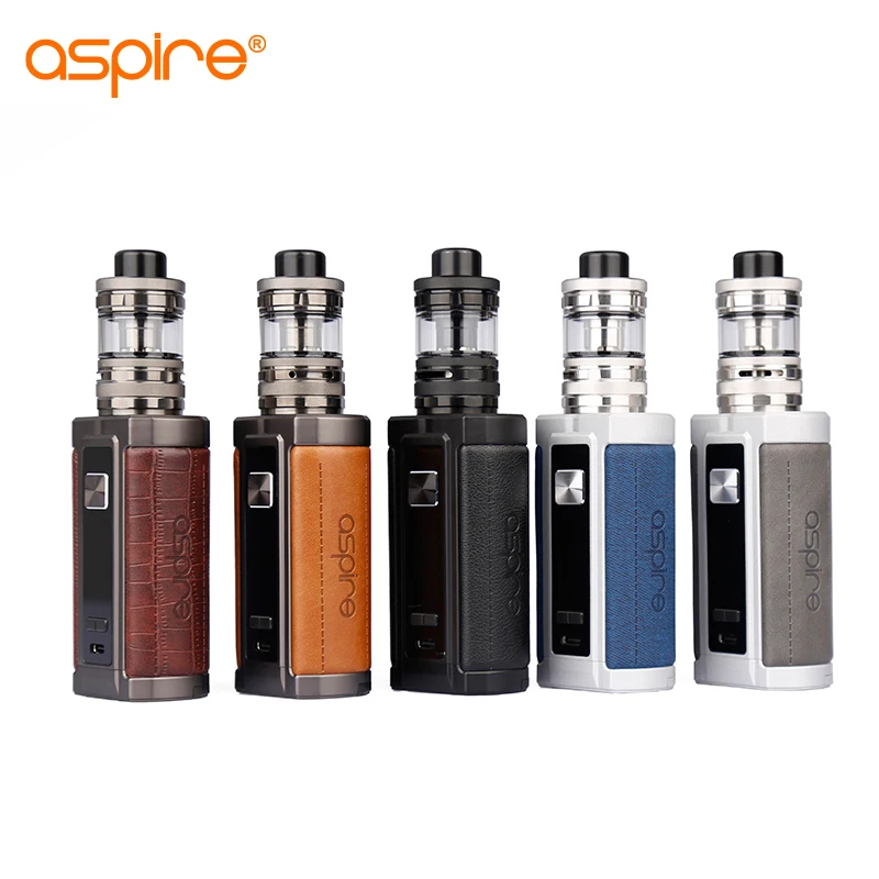 Aspire Vrod 200 Kit Vape 200W Mod Electronic Cigarette Guroo Tank Ecig 0.3ohm /0.15ohm Mesh Coil E-cigarette Smoking Device Set