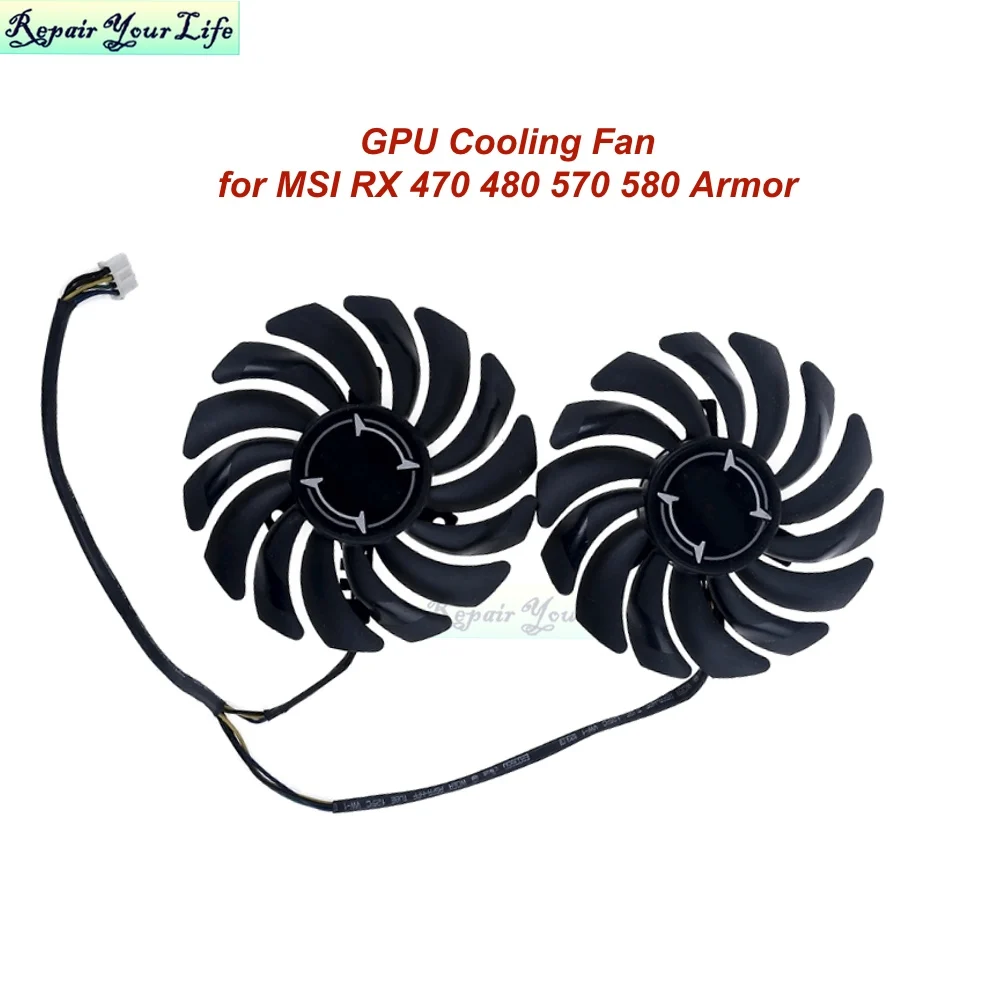 Вентилятор охлаждения для графического процессора компьютерной видеокарты 87 мм