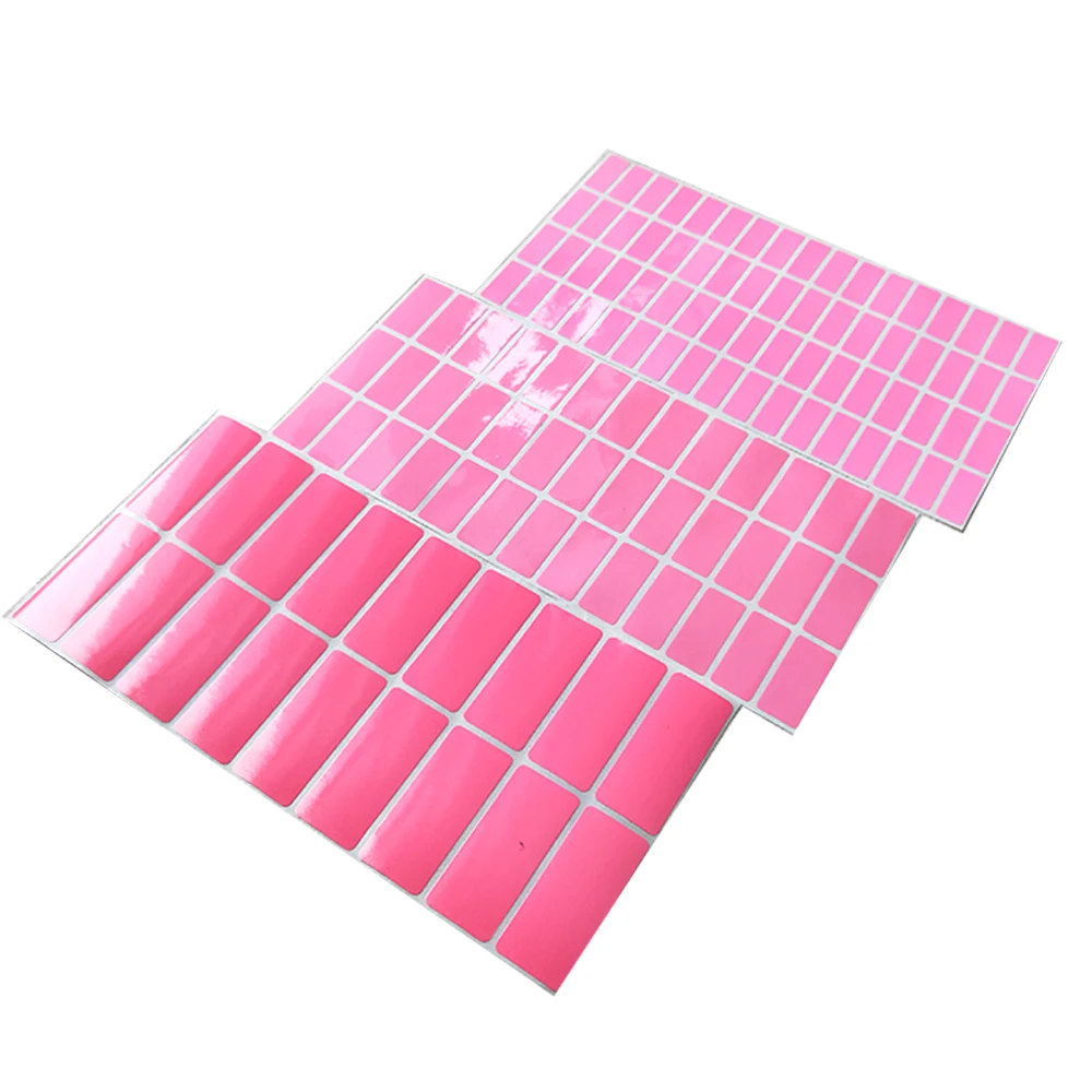 Multi Size Pink Waterproof Handwritten Blank Name Stickers Custom Personalised Label Student DIY Personal School Stationery Tags | Дом и сад