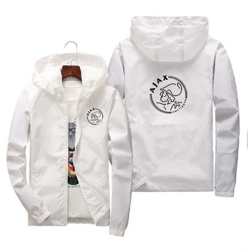 

2021 spring/summer men's jacket waterproof and sun protection multi-functional thin jacket men's casual bomber jacket men's hood