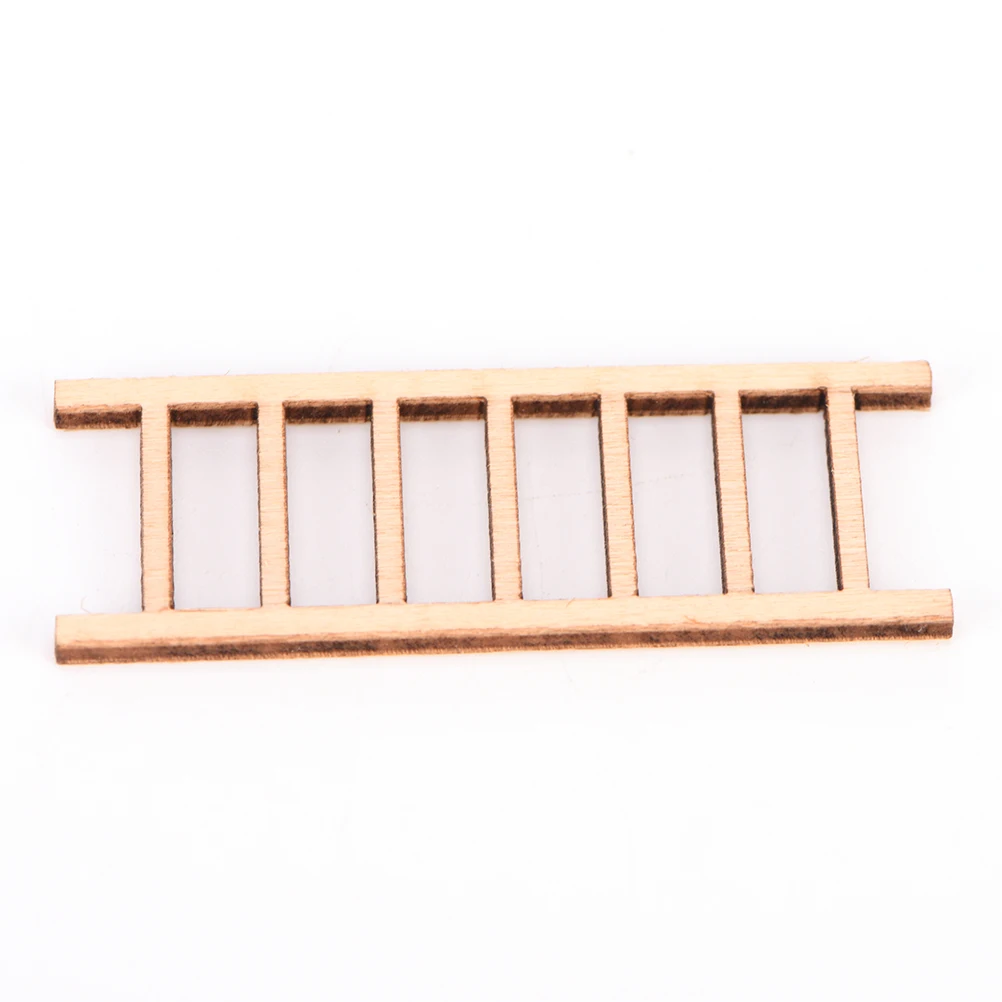 6pcs Mini Wooden Step Ladder Furniture Tools Fairy Garden Miniatures Decor Action Figurine DIY Micro Gnome Terrarium Gift - купить по