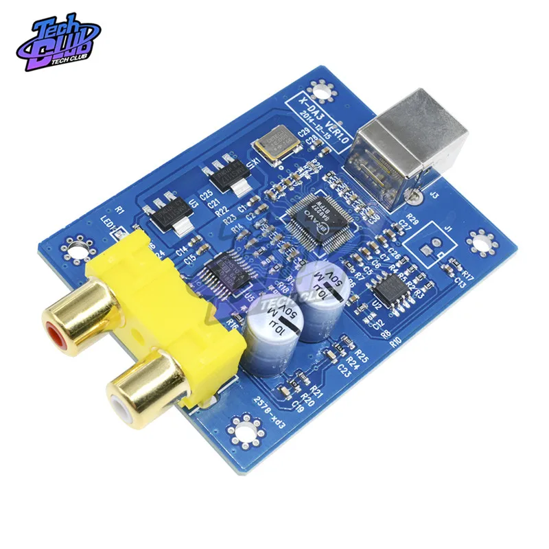 ЦАП SA9227 + PCM5102A 32 бит 384 кГц 5 в HIFI асинхронный декодер плата аудио декодирующий